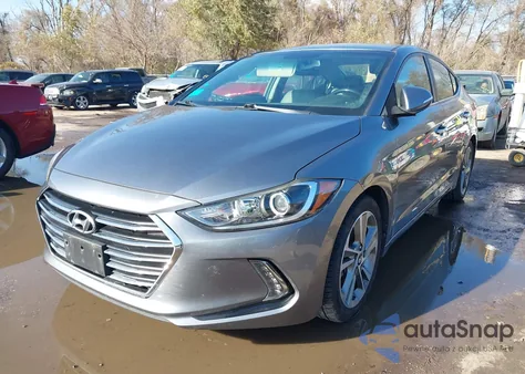 2017 Hyundai Elantra Limited from USA, damaged, VIN KMHD84LFXHU331962